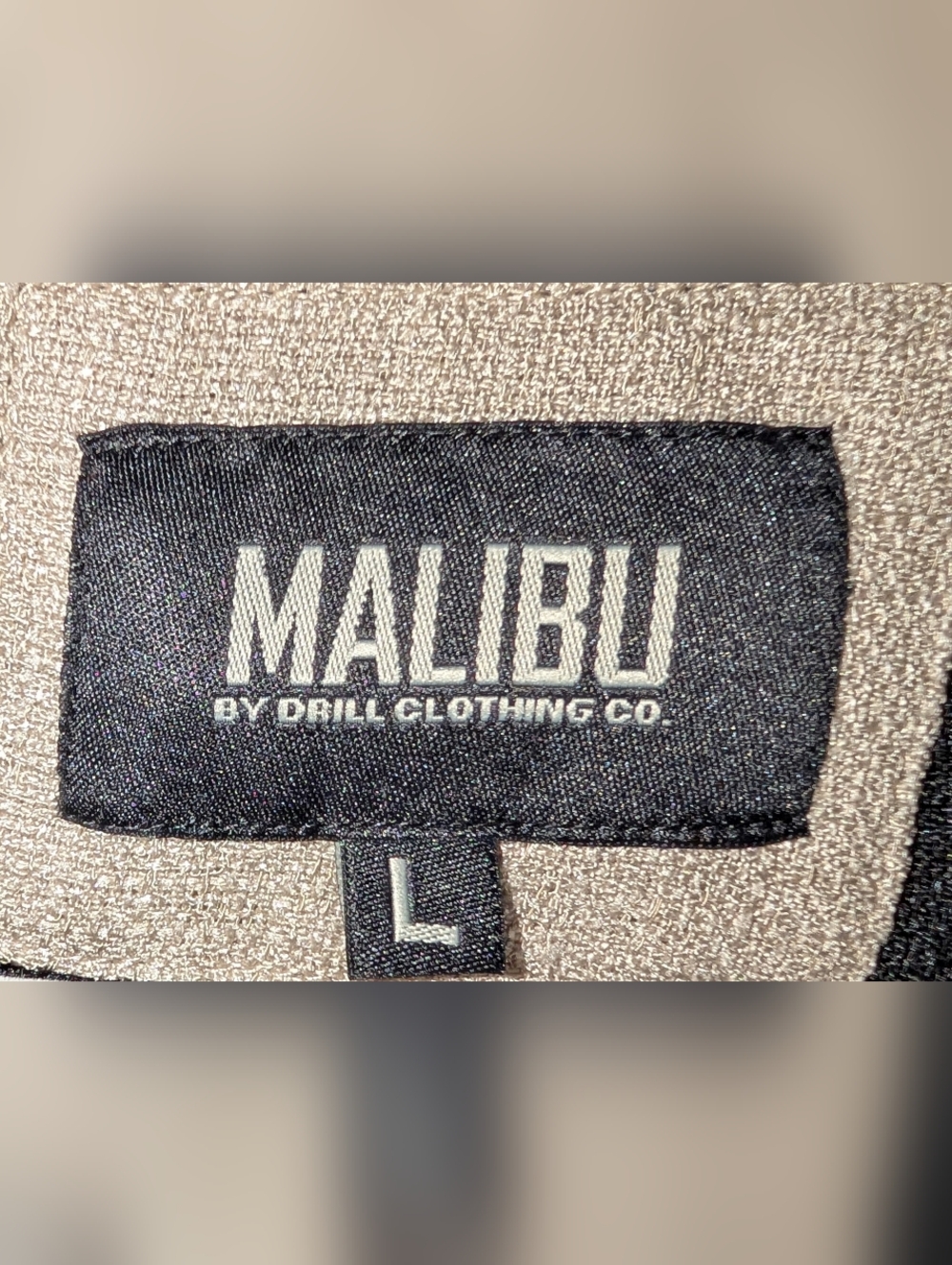 Malibu Black Shirt with Cream Collar and Embroidered Detail - Picture 5 of 5